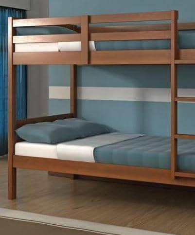 Nathaniel Espresso Wooden Bunk Bed