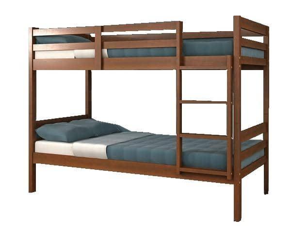 Nathaniel Espresso Wooden Bunk Bed