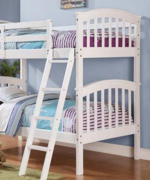 Quinn White Bunk Bed