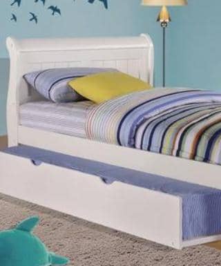 Scarlett Twin Sleigh Bed with Trundle