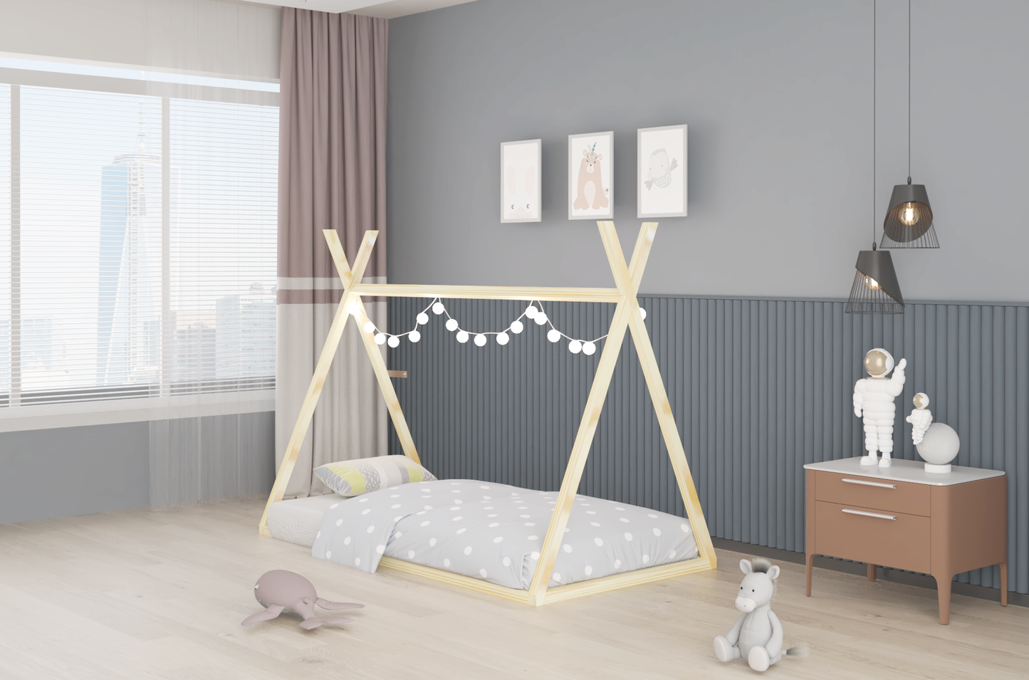 Mateo TeePee Montessori Bed