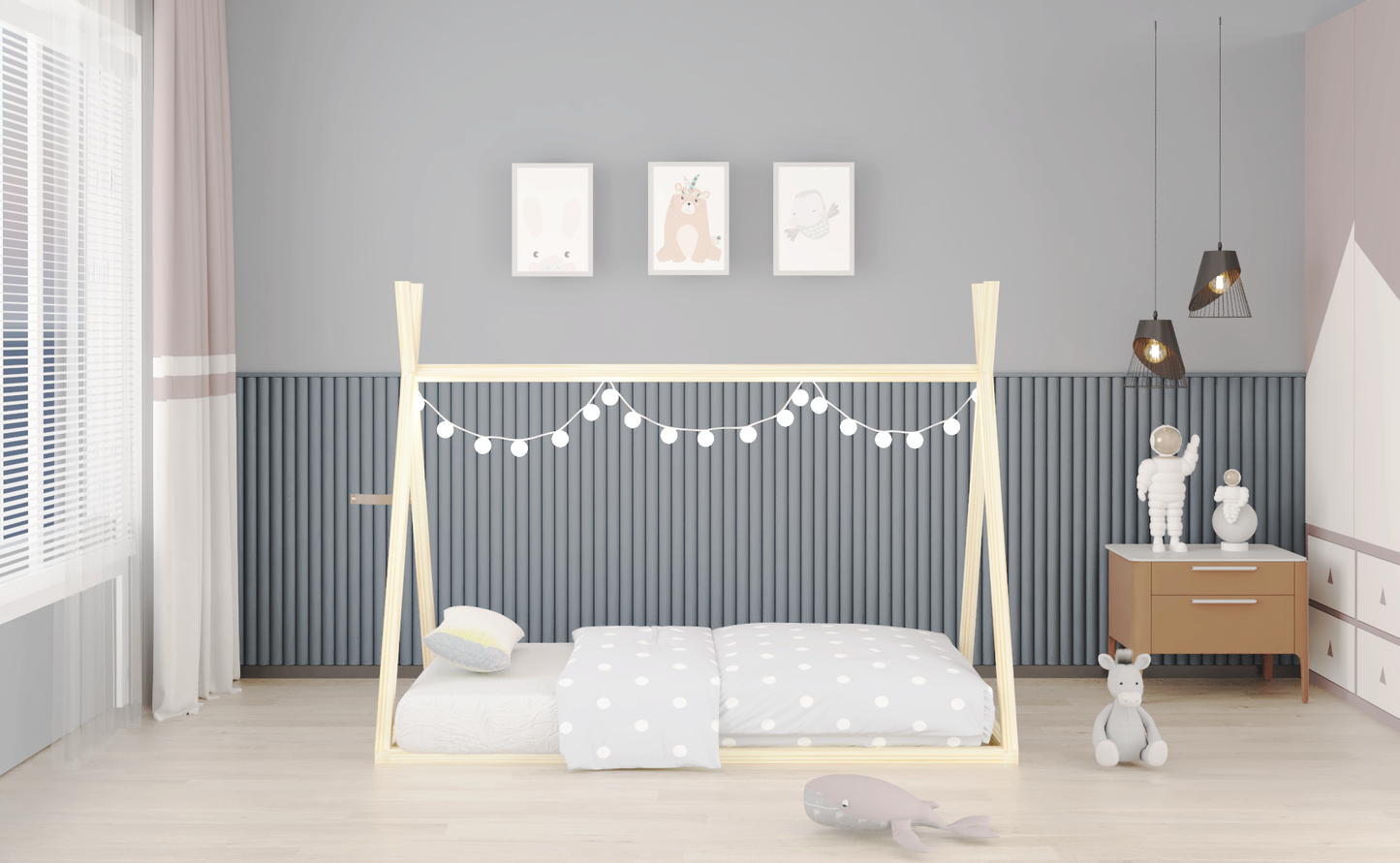 Mateo TeePee Montessori Bed