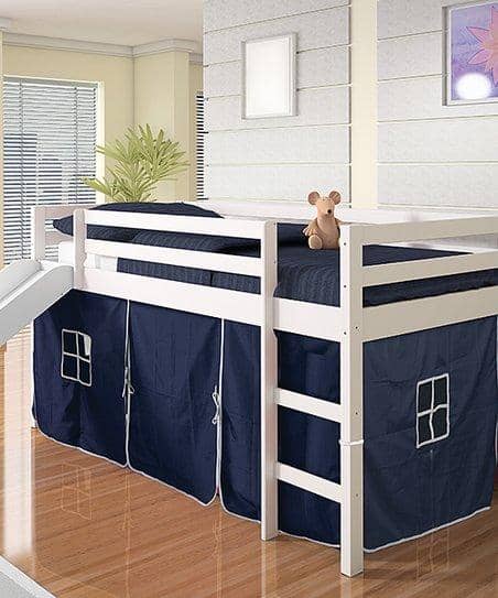 Thomas Twin Bed with Slide and Blue Tent