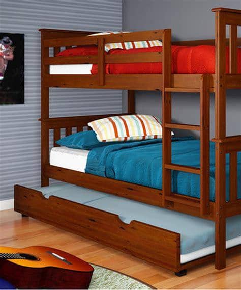 William Bunk Bed for Kids with Trundle