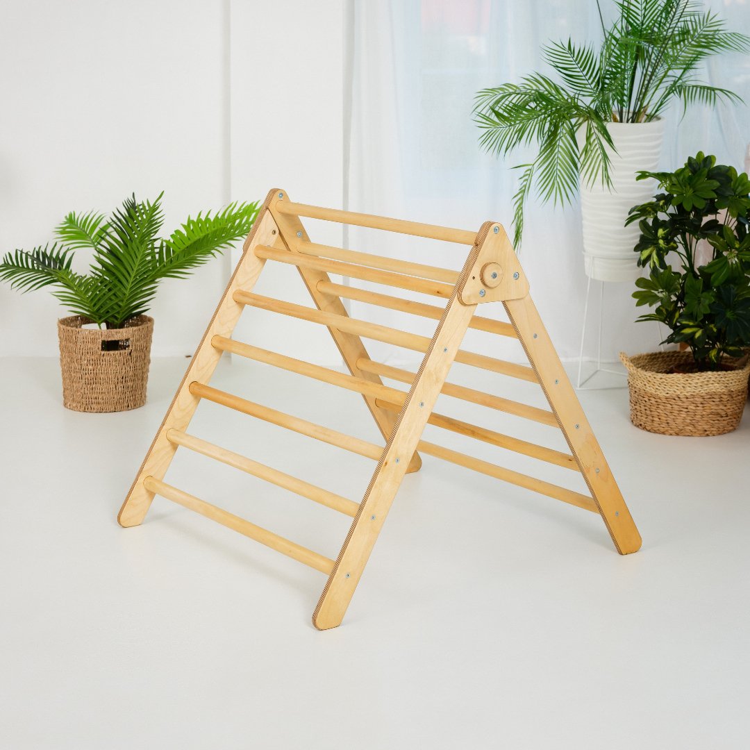 Indoor Montessori Triangle Climbing Ladder for Toddlers 1-7 y.o.