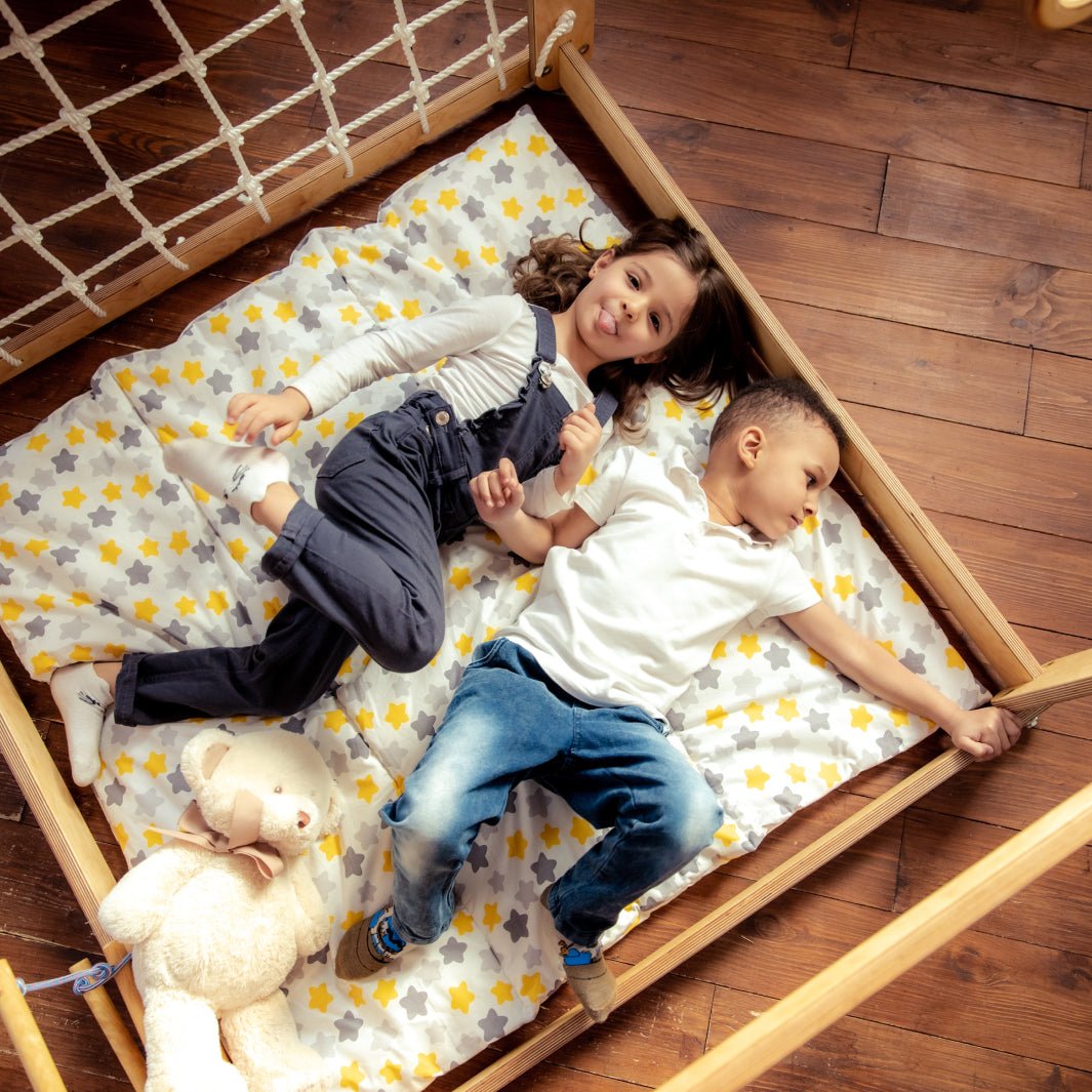 Indoor Wooden Playhouse with Swings